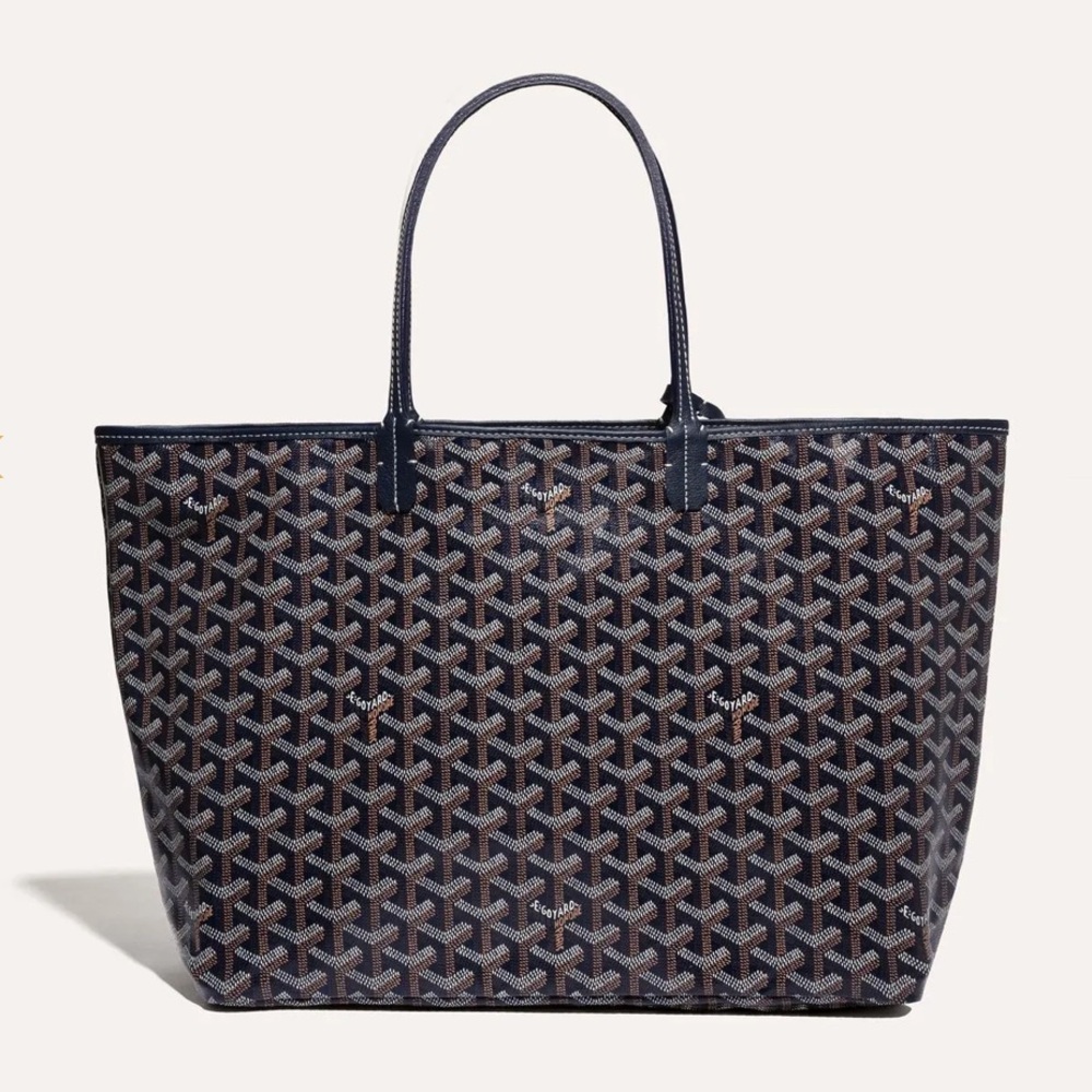 NWT Goyard Saint Louis PM Tote - Navy Blue